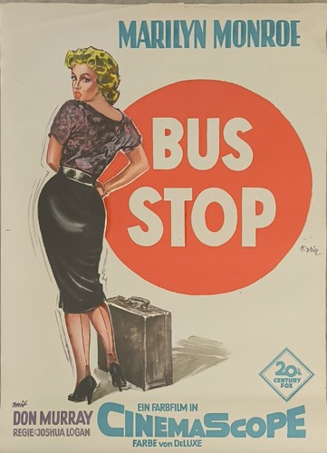 Bus stop marilyn monroe - bus,