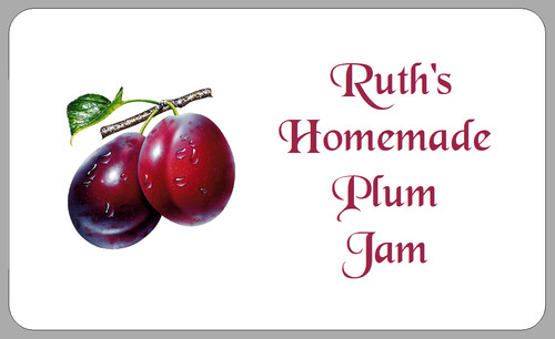 Personalised jam pot jar - personalised,