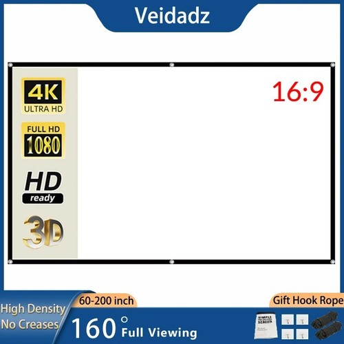 Projector screen foldable - projector, hd