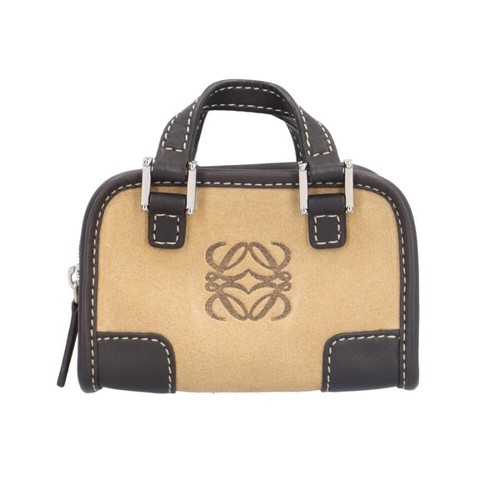 Loewe amazona micro mini suede - loewe,