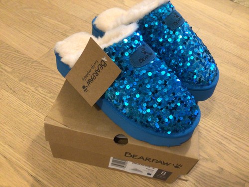Womens slippers bear paw size - womens,