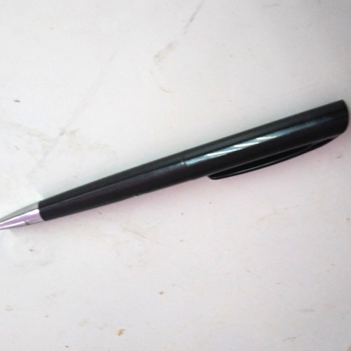 Black plastic ballpoint pen - ballpoint,