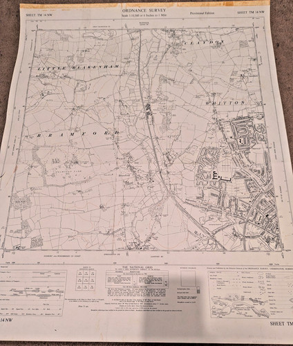 Original 1957 map - os, 1:10560