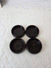 4  X  Vintage Furniture Caster Cups