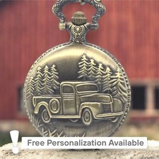 Vintage Pickup Truck Pocket