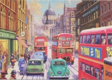 St Pauls London Routemaster Bus Nostalgic Traditional Christmas Xmas Card