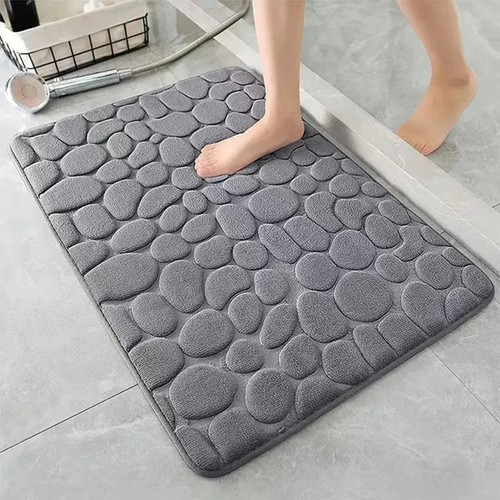 Cobblestone bath mat non - cobblestone,