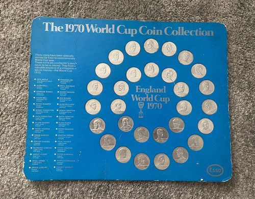Vintage 1970 england world cup - world,
