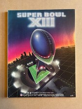 Super Bowl XIII 13 NFL Programme Pittsburgh Steelers v Dallas Cowboys