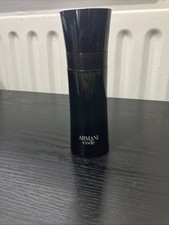 Armani Code Eau De Toilette Pour Homme 75ml Aftershave Bottle - Empty Prop