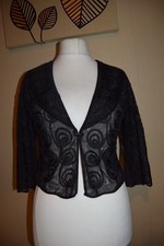 M&S Per Una Black Tapework