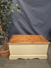 Shabby Chic Pine Blanket Box