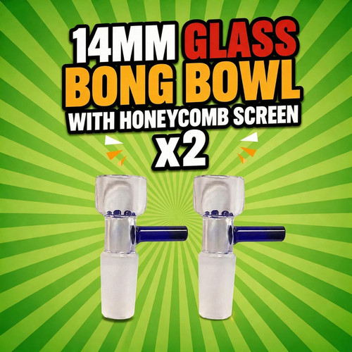 14mm glass bong bowl with - ,