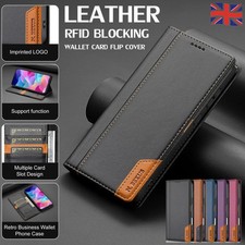 Magnetic Flip Leather Wallet