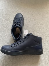 Prada Hi Top Sneakers Blue