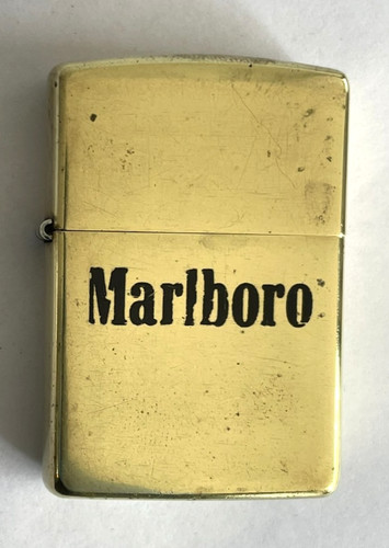 Vintage solid brass zippo - solid,