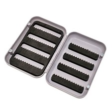 Fly Fishing Storage Box | 11.3 x 7.7 x 2.6cm | GREY - Axia - ATBFBG - (LL)