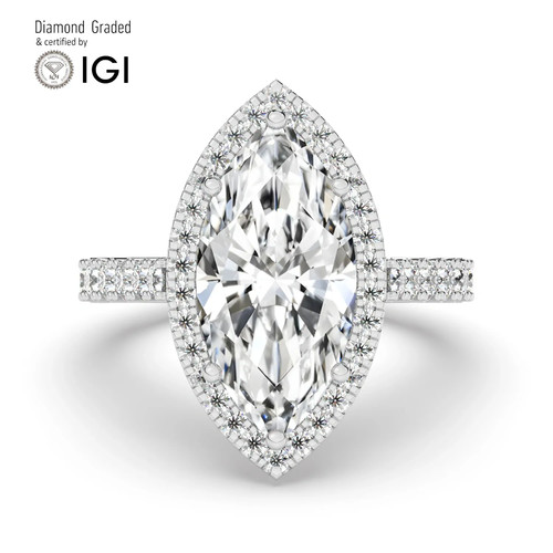 Marquise diamond engagement - diamond,