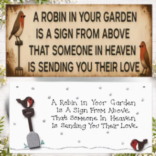 Robin your garden a - in,