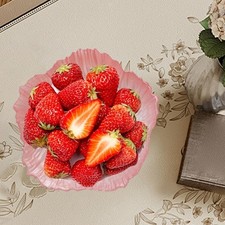 Luxury Flower Glass Plate