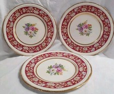 3x Swinnertons, Majestic Vellum, 6.5" Side Plate, c1945-1952