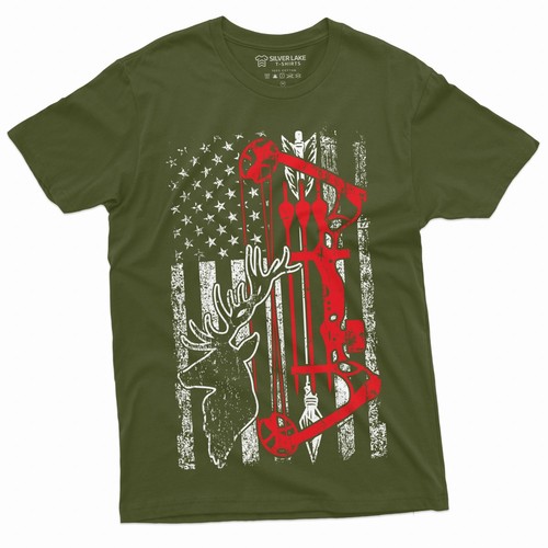 Men hunting crossbow shirt - men's, t-shirt