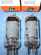 2 NOS GE 6BH6 Vacuum Tubes -