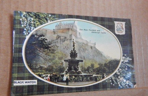 Postcard edinburgh castle and - castle,