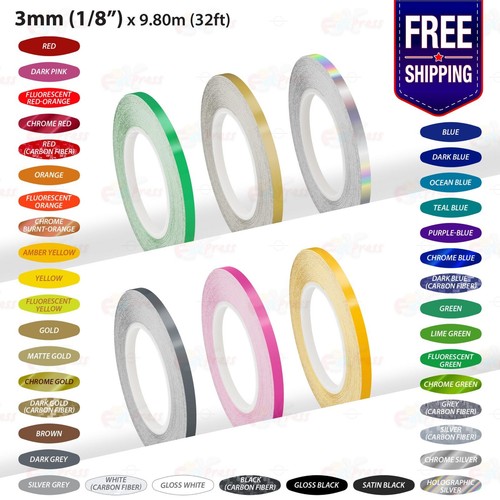 3mm pin stripes car - 3mm,