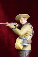 Painted figure of George Mossop, Light Horse, Zulu Wars 1879, 120 mm scale,