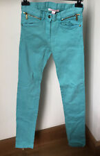 Matthew Williamson for H&M turquoise Skinny Jeans Waist 26” Length 30” EUR 34 XS