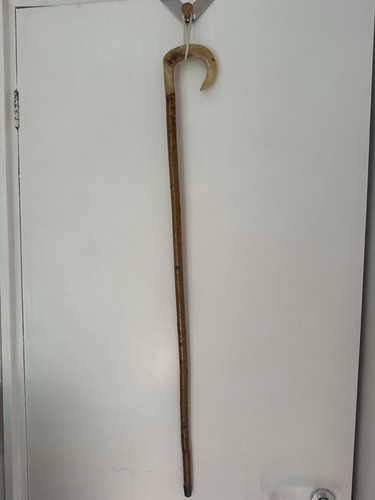 Walking stick 94cm animal horn - 94cm,