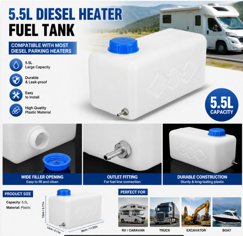 Diesel fuel tank - 5.5l,