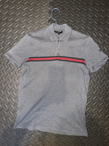 Genuine grey gucci web - web, polo