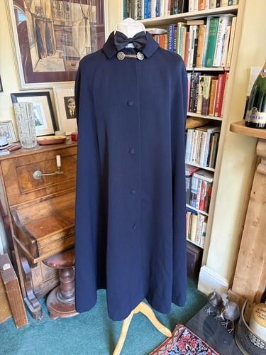 Navy opera cloak with - navy, clasp