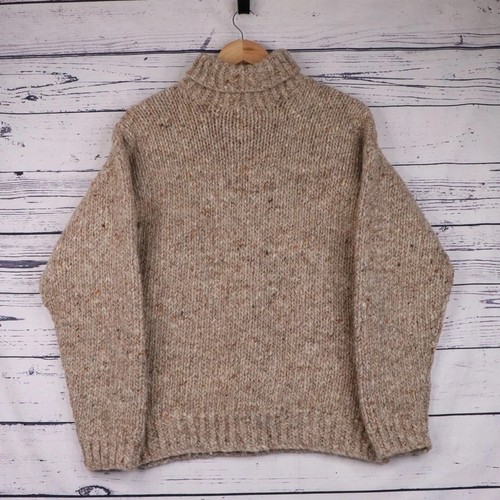 Vintage 80s tweed wool knit - vintage,