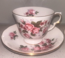 VINTAGE PINK QUEEN ANNE CUP &