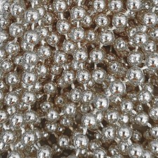 5mm Pearl Bead String Chain Bridal Wedding Sewing Solid Round Ball Trim Per 1M