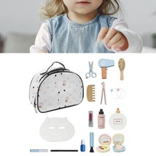 Wooden Makeup Toy Set for Girls Play House Beauty Salon Game Kids Age 3 4 5+