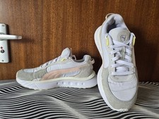 Puma Wild Rider Rollin Sneakers – Stylish Comfort in Soft Pink & Grey (UK 6