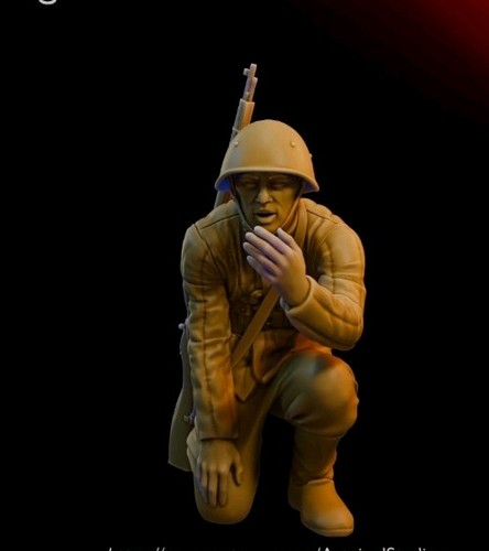 Ww2 soviet soldier 16 - soviet, 1:16