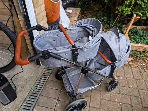 Kids double pushchair - double, for
