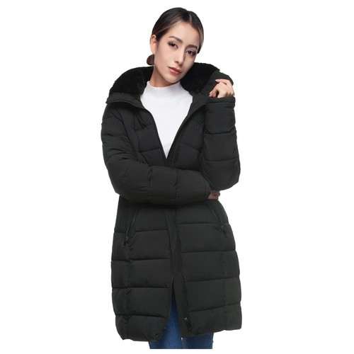 Women heavy long winter coat - women's,