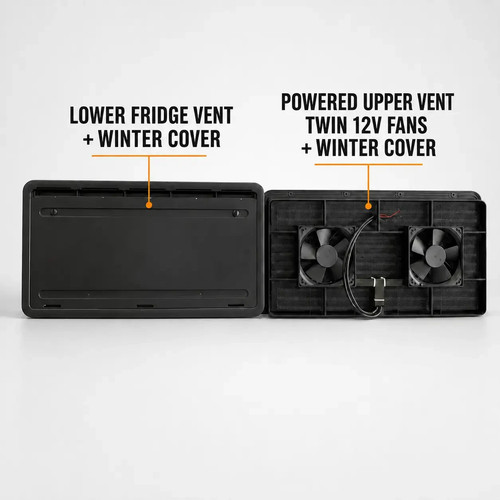 Caravan absorption fridge - fridge, vent