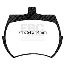 EBC DP127 BRAKE PAD SET DISC