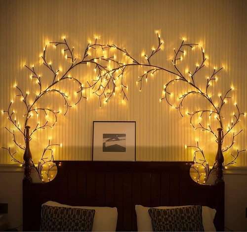 Twig string lights for bedroom - lights,