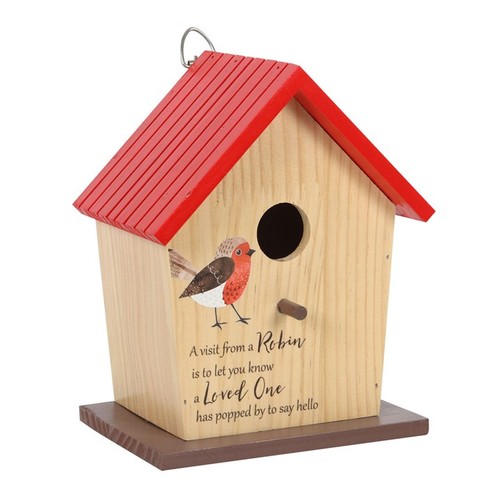 Garden robin bamboo bird - bird, house