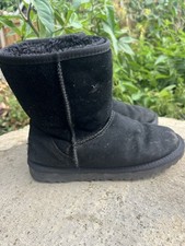 Uggs  Ugg Black Classic Short II UK Size 6 Eu Size 39 Fluffy Boots
