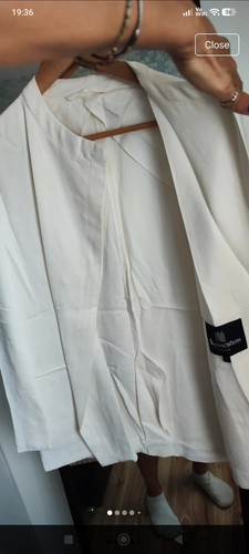 Aquascutum white blazer - blazer, size