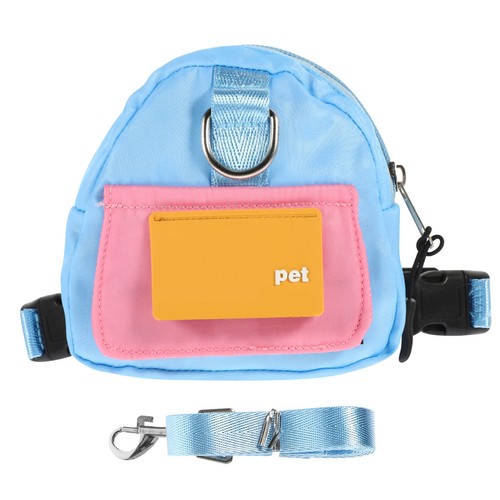 Set dog backpack harness pet - set,